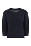 Weekend Max Mara Addotto - Cotton Yarn Sweater In Blue