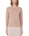 Weekend Max Mara Addotto Boat Neck Sweater In Pink