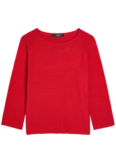 WEEKEND MAX MARA WEEKEND MAX MARA ADDOTTO KNITTED COTTON JUMPER