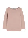 Weekend Max Mara Addotto Boat Neck Sweater In Pink