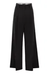 Weekend Max Mara Adelfi - Stretch Wool Trousers In Black