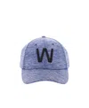 Weekend Max Mara Adjustable Pointed Cotton Cap In Blue