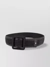 Weekend Max Mara Adjustable Square Buckle Woven Texture Metal Detail