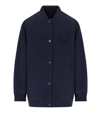 Weekend Max Mara Adorni Blue Bomber Jacket