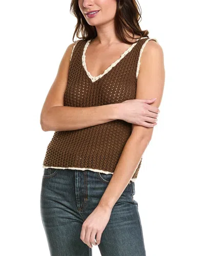 Weekend Max Mara Adunco Tank In Brown