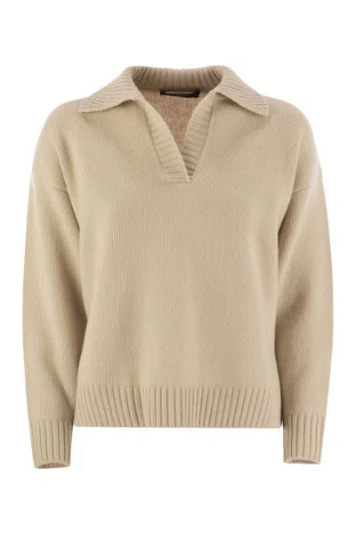Weekend Max Mara Agre - Wool Sweater In Neutral