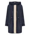 Weekend Max Mara Alcamo Blue Reversible Parka In Blue