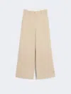 Weekend Max Mara Beige Denim Disco Wide-leg Jeans