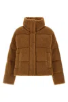 Weekend Max Mara 'alfredo' Down Jacket In Brown
