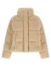Weekend Max Mara Alfredo Down Jacket In Neutral