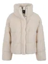 Weekend Max Mara Alfredo Quilted Jacket In White