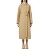 Weekend Max Mara Alibi Cotton Blend Coat In Green