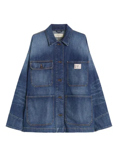 Weekend Max Mara Aligi Denim Jacket In Blue