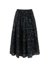 WEEKEND MAX MARA ALL-OVER EMBELLISHED PLEATED SKIRT WEEKEND MAX MARA