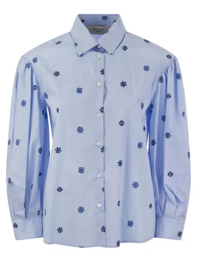 WEEKEND MAX MARA ALL-OVER PATTERNED LONG-SLEEVED SHIRT