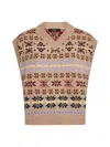 Weekend Max Mara Wool Vest In Multicolor