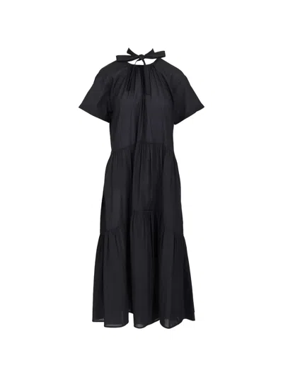 Weekend Max Mara Alloro Tiered Dress In Black