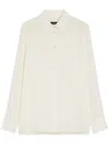 Weekend Max Mara Point-collar Gathered-cuff Shirt In White