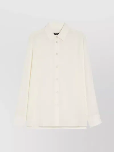 WEEKEND MAX MARA ALMINA SOPHISTICATED COLLARED TOP