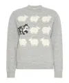 Weekend Max Mara Alpaca And Wool-blend Yarn Sweater In Gray