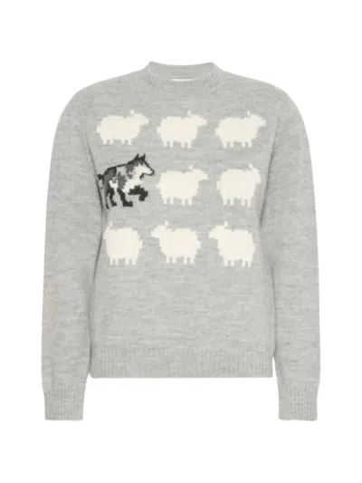 Weekend Max Mara Alpaca And Wool-blend Yarn Sweater In Multi
