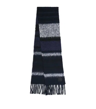 WEEKEND MAX MARA ALPACA-BLEND FRINGE SCARF