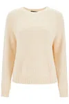 Weekend Max Mara Sand Stretch Alpaca Blend Ghiacci Sweater In Neutro