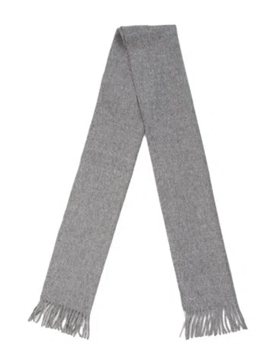 Pre-owned Weekend Max Mara Alpaca Scarf In Gray