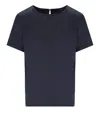 Weekend Max Mara Short-sleeve T-shirt In Blue