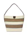 Weekend Max Mara Colorblock Shoulder Bag In Caramel