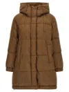 Weekend Max Mara Anfora Reversible Parka In Brown