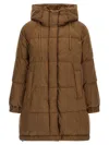 Weekend Max Mara Anfora Reversible Parka In Brown
