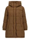 Weekend Max Mara Anfora Reversible Parka In Animal Print