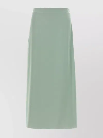 WEEKEND MAX MARA 'ANGELO' HIGH WAIST MIDI LENGTH SKIRT WITH SIDE SLIT