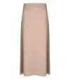 Weekend Max Mara Angelo Pink Midi Skirt In Pink