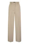 Weekend Max Mara Verdun Cream Trousers In Beige