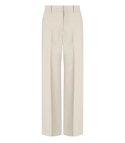 Weekend Max Mara Angola Sabbia Wide Leg Pants In Gray