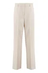 Weekend Max Mara Angola Virgin Wool Wide-leg Trousers