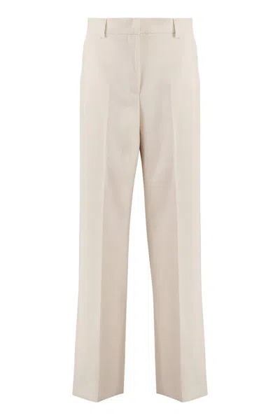 Weekend Max Mara Angola Virgin Wool Wide-leg Trousers