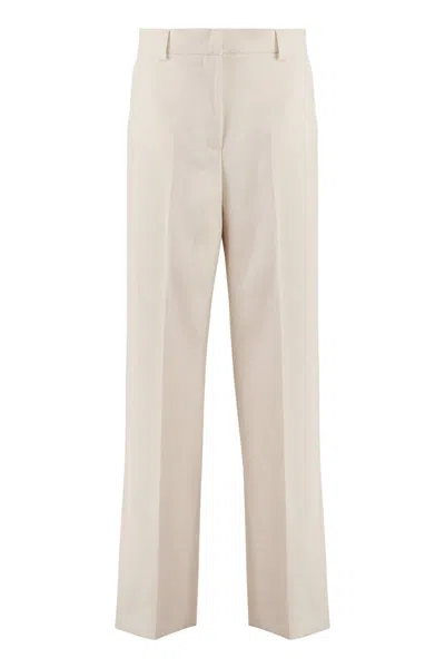 Weekend Max Mara Angola Virgin Wool Wide-leg Trousers