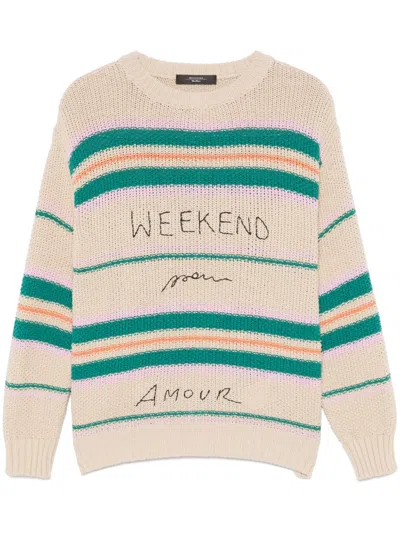 Weekend Max Mara Angus Sweater In Neutrals