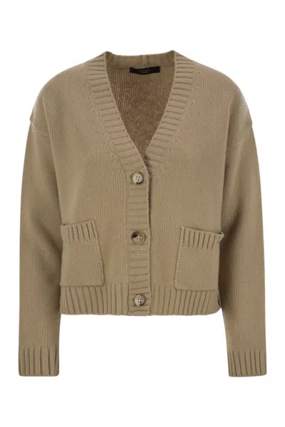 Weekend Max Mara Women's Arad - Soft Wool Cardigan In Beige