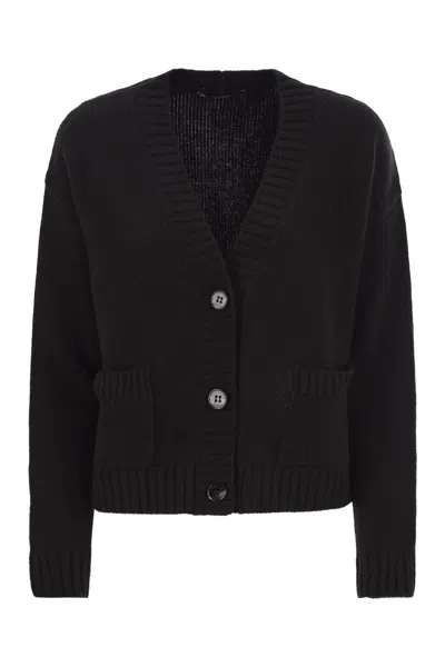 Weekend Max Mara Women's Arad - Soft Wool Cardigan In Black
