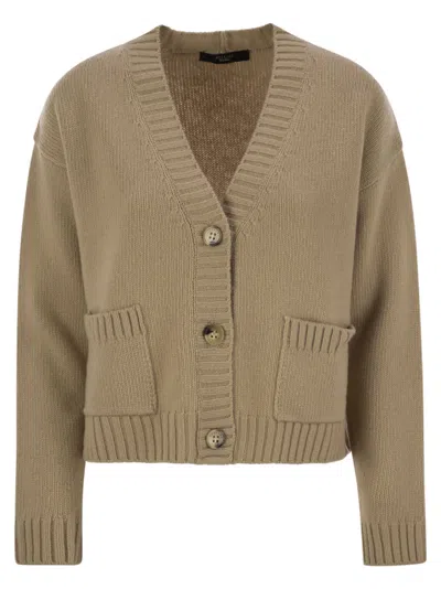 Weekend Max Mara Women's Arad - Soft Wool Cardigan In Beige