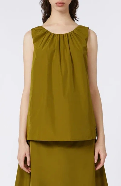Weekend Max Mara Ariccia Sleeveless Top In Green