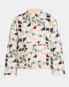 Weekend Max Mara Arizia Patchwork Jacket In Beige