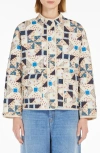 Weekend Max Mara Arizia Patchwork Jacket In Beige