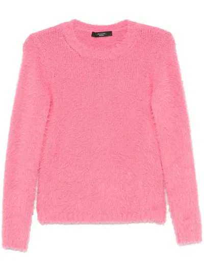 Weekend Max Mara Arsenio Sweater In Pink