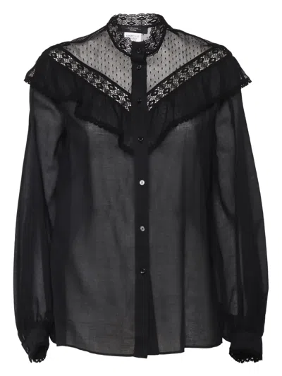 WEEKEND MAX MARA ASTICE RUFFLED BLOUSE