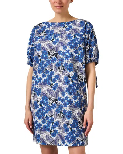 Weekend Max Mara Astor Mini Shift Dress In Blue